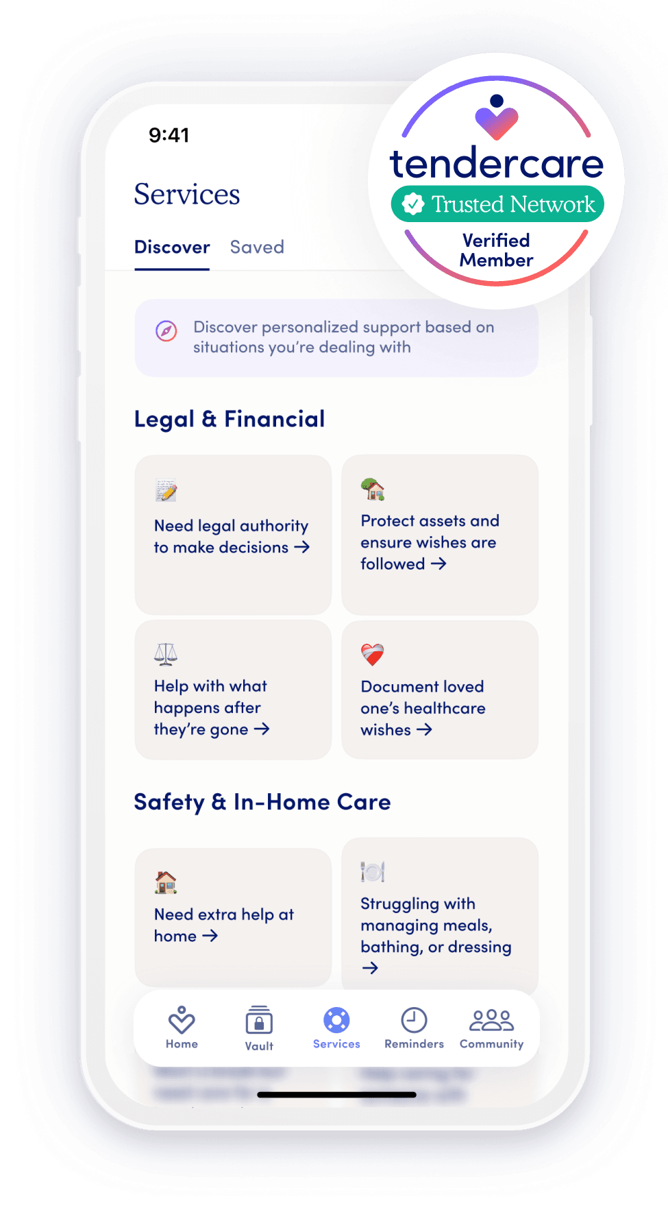 tendercare Mobile App